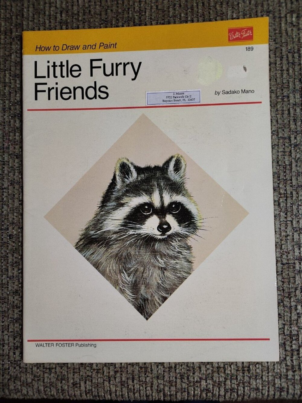 189 How to Draw and Paint Little Furry Friends by Sadako Mano Book